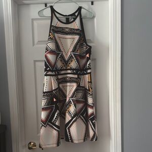 Geometric Patterned Dress